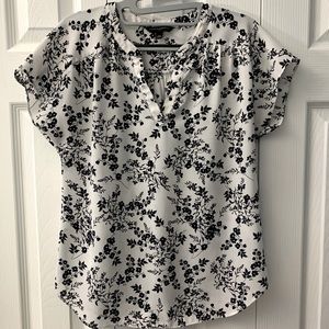 Navy and white XS Banana Republic shirt